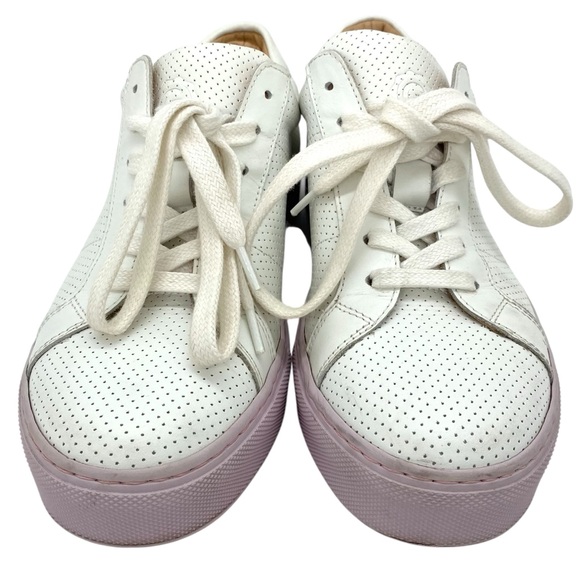 Greats Brooklyn Women’s The Royal Perforated Leather Sneakers - Picture 4 of 13